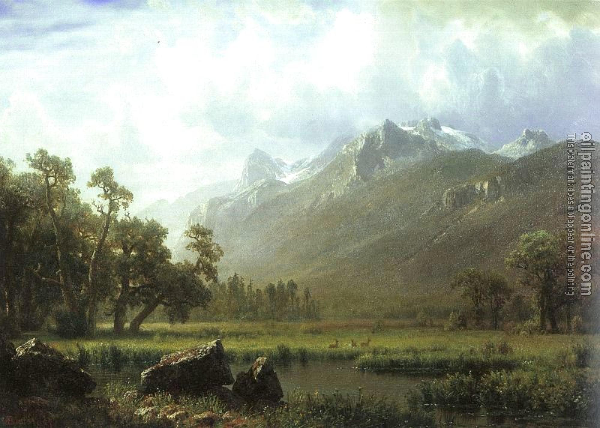 Bierstadt, Albert - The Sierras near Lake Tahoe, California